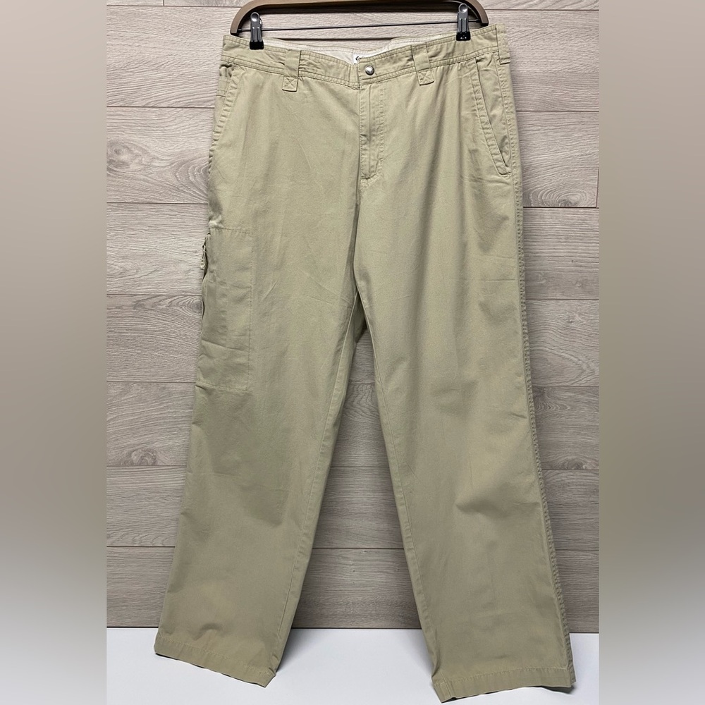 Columbia Tan Cargo Pants Relaxed Fit